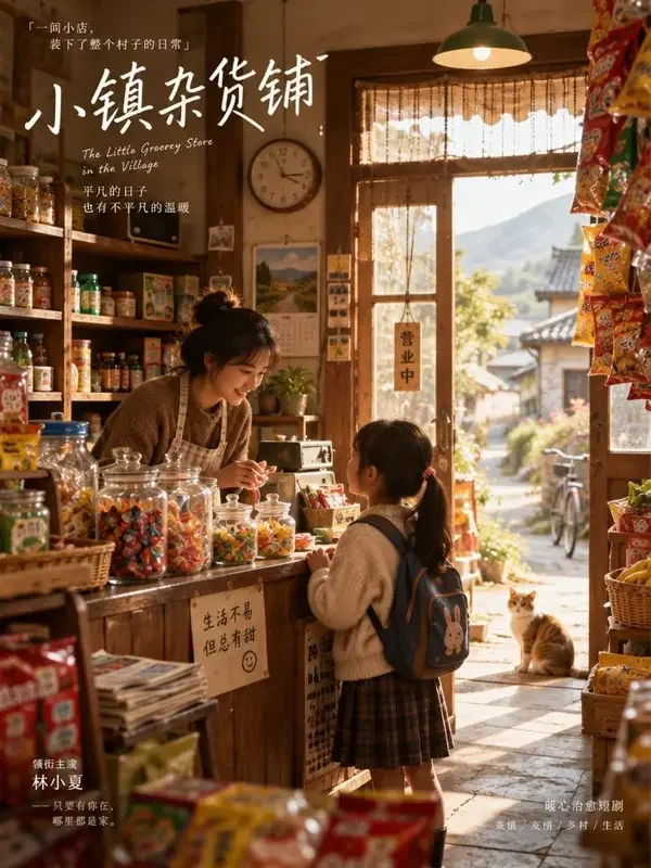 《村头小卖部》- 黄豆生活喜剧短剧封面 《村头小卖部》- 黄豆生活喜剧短剧封面
